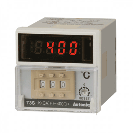 디바이스마트,기계/제어/로봇/모터 > 자동화(FA) > 제어 > 온도조절계,(주)오토닉스,온도조절계 T3S-B4RK4C-N 신형 단자변경,표시방식 : 3digit 7세그먼트 LED / 제어방식 : ON/OFF 제어, P 제어 / 입력사양 : 열전대: K(CA) / 샘플링주기 : 100ms / 설정범위 : 0~400℃ / 제어출력 : Relay(250VAC~ 5A) / 전원전압 : AC100V~240V