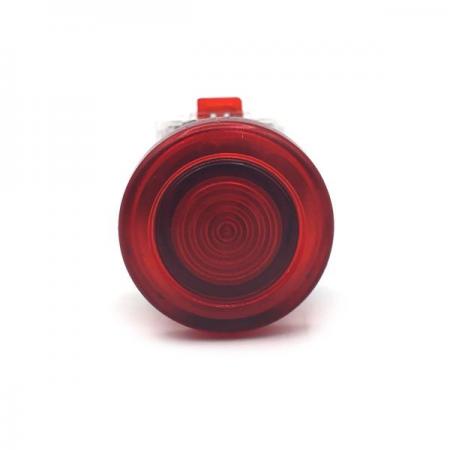 디바이스마트,스위치/부저/전기부품 > 산업용 스위치/제어 기기 > 제어/안전 스위치 > 비상 정지 스위치(22파이 이하),KGAUTO,조광 비상 정지용 누름버튼 스위치 - 적색 [KDEX-Q3MD21R],원형 고급 매입형 22Φ 알루미늄 가이드 / 자기복귀 / 모멘터리(Momentary) / 12/24V d.c / 1a1b / 적색(RED)