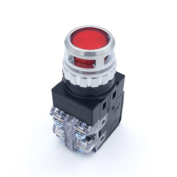 25파이 조광형 푸시 버튼 스위치 적색 [CRX-G25MA R]