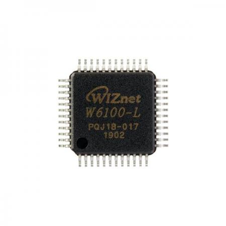 디바이스마트,반도체/전자부품 > 인터페이스 IC > 네트워크/통신,WIZNET,W6100(LQFP48),SPI 및 Parallel System BUS를 사용하여 임베디드 시스템에서보다 쉽게 ​​인터넷 연결을 가능하게하는 내장 이더넷 컨트롤러