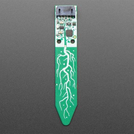 디바이스마트,MCU보드/전자키트 > 센서모듈 > 온도/습도 > 토양수분(토양습도)센서,Adafruit,Adafruit STEMMA Soil Sensor - I2C Capacitive Moisture Sensor [ada-4026],아두이노, 파이썬 호환 / 토양의 습도를 측정하는 센서 / 약 200 (가장 건조한)에서 2000 (가장 습한)까지의 판독 값을 제공 / I2C 인터페이스 / 3-5V 전원