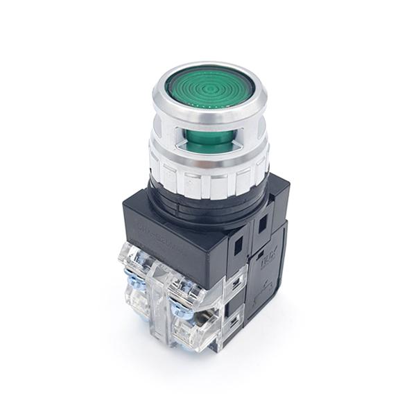 25파이 조광형 푸시 버튼 스위치 녹색 [CRX-G25MA G]