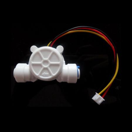 디바이스마트,센서 > 유량센서 > 유량센서,한진데이타,피팅타입 0.3 ~ 3L 유량센서 (P4310),유량범위는 0.3 ~ 3L까지이며, 호스 연결부가 원터치 피팅 타입