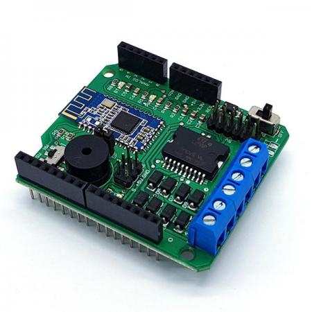 디바이스마트,오픈소스/코딩교육 > 아두이노 > 아두이노 호환쉴드,MAKIST,Smart RC/Robot Shield,DC모터, 서보모터 등을 블루투스 통신으로 구동하기 위해 설계된 아두이노 호환 적층형 쉴드 / 블루투스4.0 / 전원 : 7V ~ 12V / 원격제어