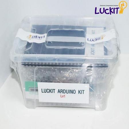 디바이스마트,오픈소스/코딩교육 > 아두이노 > 아두이노 교육용키트,럭킷,LUCKIT ARDUINO KIT [Lv1],LUCKIT 아두이노 키트 Lv1 / 아두이노 우노 호환 보드, USB 케이블, 브레드보드, 점퍼와이어 및 다양한 부품, 핀셋 제공 / 가이드북 포함