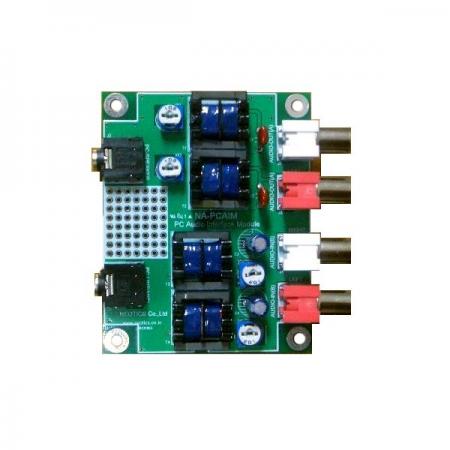 디바이스마트,MCU보드/전자키트 > 음악/앰프/녹음 > 스피커/부저,네오틱스,컴퓨터(PC) 사운드(녹음-재생) 연결용 사용자회로 인터페이스 모듈 (NA-PCAIM),사운드를 입/출력(녹음/재생)할 때 발생하는 노이즈의 혼입을 제거 및 감소시켜 깨끗한 음으로 입/출력(녹음/재생) 하여주는 모듈