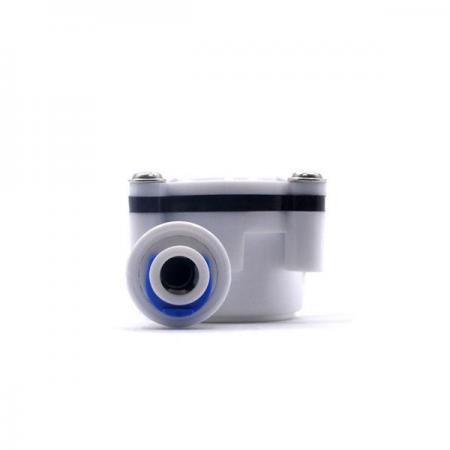 디바이스마트,센서 > 유량센서 > 유량센서,한진데이타,피팅타입 0.3 ~ 3L 유량센서 (P4310),유량범위는 0.3 ~ 3L까지이며, 호스 연결부가 원터치 피팅 타입