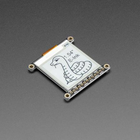 디바이스마트,MCU보드/전자키트 > 디스플레이 > LCD/OLED,Adafruit,Adafruit 1.54' Monochrome eInk / ePaper Display with SRAM - 200x200 Monochrome [ada-4196],Adafruit의  E-Paper Display 입니다. 사이즈 43.5mm x 43mm x 4.6mm 흑백 디스플레이 입니다.