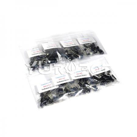 디바이스마트,RLC/수동소자 > (C) 캐패시터 > 캐패시터 샘플키트 > 전해캐패시터 키트,YwRobot,전해캐패시터 8종 키트 [KIT040001],전해 캐패시터 키트 8종 / 140개입