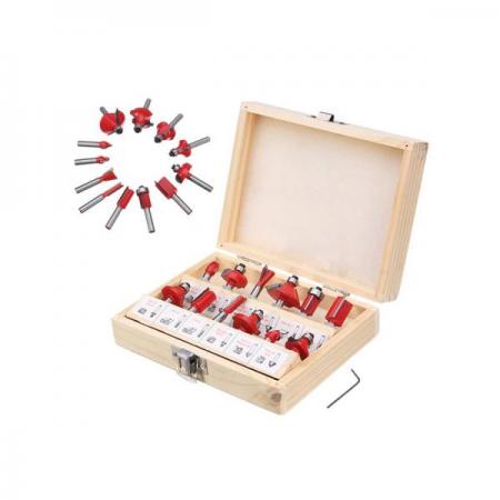 디바이스마트,수공구/전자공구/전동공구 > 전동/엔진공구 > 목공전동공구 > 루터,유니즈,목공용 트리머 루터비트 세트 12P,12pcs 1/4inch shank router bit tungsten carbide rotary tool set