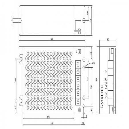 디바이스마트,전원/파워/배터리 > SMPS > Enclosure 타입 > 3채널 (Triple),고전자,SMPS KO-D120524V,Enclosure 타입 3채널 250W SMPS / 1CH 출력 : 12V 10A / 2CH 출력 : 24V 4A / 3CH 출력 : 5V 3A / 입력전압 : AC 220V / 고전자