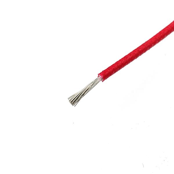 SRGW 실리콘 절연 유리사 편조 배선 0.75SQ 빨간색 1롤