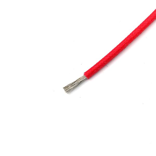 SRGW 실리콘 절연 유리사 편조 배선 1.5SQ 빨간색 1롤(300M)