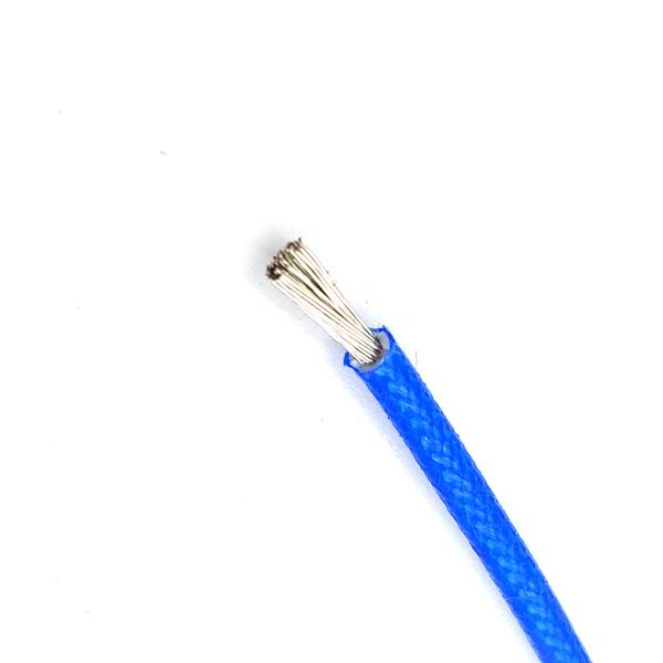 #SRGW 실리콘 절연 유리사 편조 배선 1.5SQ 파란색 1M