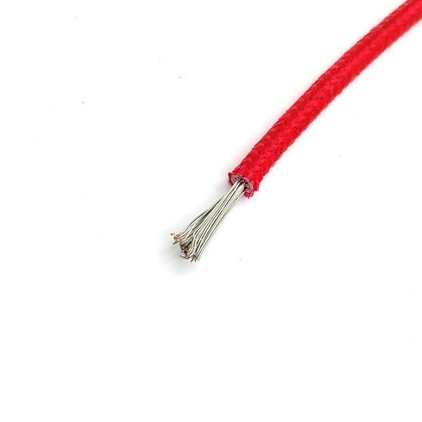 SRGW 실리콘 절연 유리사 편조 배선 2.5SQ 빨간색 1롤(200M)