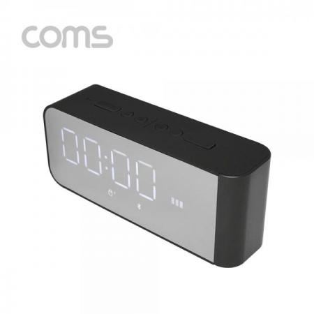 디바이스마트,컴퓨터/모바일/가전 > 음향ㆍ영상ㆍ카메라 > 블루투스 사운드 > 블루투스 스피커,Coms,알람 블루투스 스피커, Black / 32GB SD지원, 2200mAh, 3.5mm, Aux, FM라디오 [LY219],알람 블루투스 스피커/ Black / 32GB SD지원/ 2200mAh/ 3.5mm/ Aux/ FM라디오