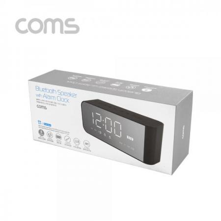 디바이스마트,컴퓨터/모바일/가전 > 음향ㆍ영상ㆍ카메라 > 블루투스 사운드 > 블루투스 스피커,Coms,알람 블루투스 스피커, Black / 32GB SD지원, 2200mAh, 3.5mm, Aux, FM라디오 [LY219],알람 블루투스 스피커/ Black / 32GB SD지원/ 2200mAh/ 3.5mm/ Aux/ FM라디오