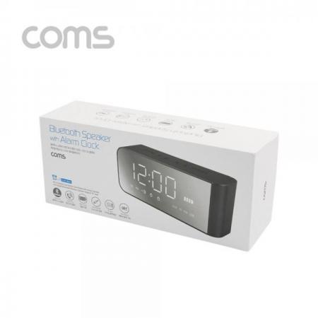 디바이스마트,컴퓨터/모바일/가전 > 음향ㆍ영상ㆍ카메라 > 블루투스 사운드 > 블루투스 스피커,Coms,알람 블루투스 스피커, Gray / 32GB SD지원, 2200mAh, 3.5mm, Aux, FM라디오 [LY218], 알람 블루투스 스피커/ Gray / 32GB SD지원/ 2200mAh/ 3.5mm/ Aux/ FM라디오