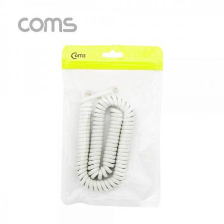 디바이스마트,케이블/전선 > PC/네트워크/통신 케이블 > 전화선 케이블,Coms,전화선 송수화기 케이블, 스프링 Ivory [BT603],전화선 송수화기 케이블/ 스프링 Ivory