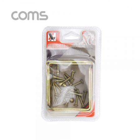 디바이스마트,기계/제어/로봇/모터 > 원자재/DIY 기타 > DIY 부속품,Coms,꺾쇠 (50mm) 4pcs / 직각 모서리 장석 / 나사못 포함 / 코너철 [ID315], 꺾쇠 (50mm) 4pcs / 직각 모서리 장석 / 나사못 포함 / 코너철