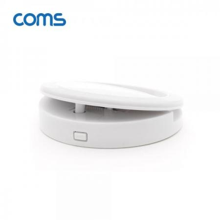 디바이스마트,컴퓨터/모바일/가전 > 스마트폰/스마트기기 > 모바일 주변기기 > 셀카봉/셀카렌즈,Coms,스마트폰 셀카 LED 조명 / 클립형 / 원형 / White [ID815], 스마트폰 셀카 LED 조명 / 클립형 / 원형 / White