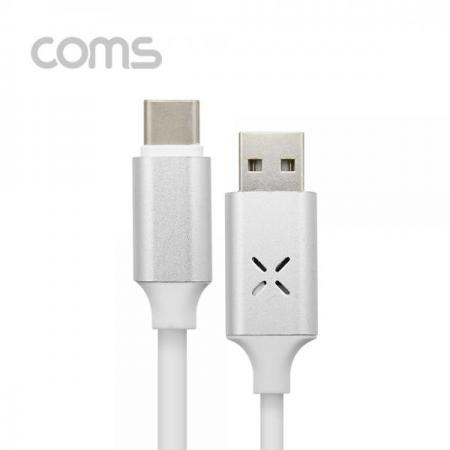 디바이스마트,케이블/전선 > USB 케이블 > 데이터케이블(MM) > USB 3.1 C타입 케이블,Coms, USB 3.1(Type C) 케이블(고속충전) 1M/2.5A 오디오 인식/LED [ID775], USB 3.1(Type C) 케이블(고속충전) 1M/2.5A 오디오 인식/LED