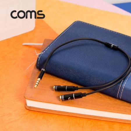 디바이스마트,케이블/전선 > 영상/음향 케이블 > 스테레오/RCA 케이블,Coms,AUX 젠더 Y형(3.5 M/Fx2) / 스테레오 Stereo 케이블 / 이어폰, 마이크 연결 / 30cm [ID728], AUX 젠더 Y형(3.5 M/Fx2) / 스테레오 Stereo 케이블 / 이어폰/ 마이크 연결 / 30cm