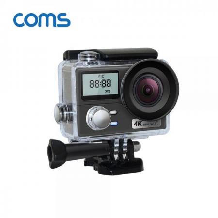 디바이스마트,컴퓨터/모바일/가전 > CCTV/프로젝터/영상장비 > 영상 관련 액세서리,Coms,액션캠 4K 30FPS / 16MP / 블랙박스모드 / 무선리모콘 지원 / 스마트폰 연동 [AU181], 액션캠 4K 30FPS / 16MP / 블랙박스모드 / 무선리모콘 지원 / 스마트폰 연동