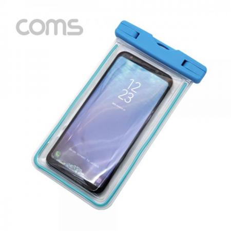 디바이스마트,컴퓨터/모바일/가전 > 스마트폰/스마트기기 > 모바일 주변기기 > 파우치/방수팩,Coms,스마트폰 방수팩(6형), Blue [ID687], 스마트폰 방수팩(6형)/ Blue