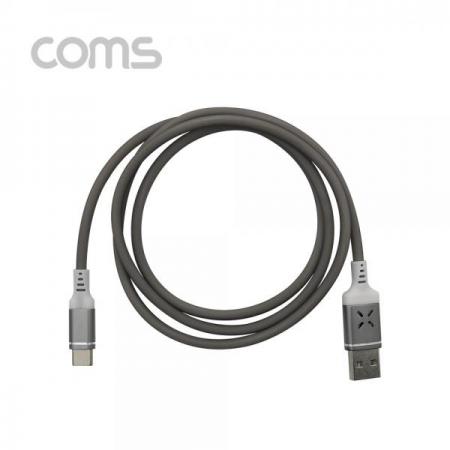 디바이스마트,케이블/전선 > USB 케이블 > 데이터케이블(MM) > USB 3.1 C타입 케이블,Coms,USB 3.1(Type C) 케이블(사운드 센서) 1M, Gray [ID724], USB 3.1(Type C) 케이블(사운드 센서) 1M/ Gray