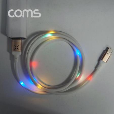 디바이스마트,케이블/전선 > USB 케이블 > 데이터케이블(MM) > USB 3.1 C타입 케이블,Coms,USB 3.1 케이블(사운드 센서) 1M, White [ID723], USB 3.1 케이블(사운드 센서) 1M/ White