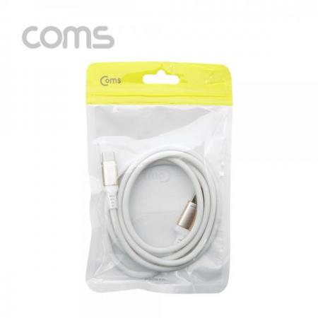 디바이스마트,케이블/전선 > USB 케이블 > 데이터케이블(MM) > USB 3.1 C타입 케이블,Coms,USB 3.1 케이블(사운드 센서) 1M, White [ID723], USB 3.1 케이블(사운드 센서) 1M/ White