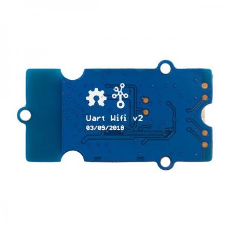 디바이스마트,MCU보드/전자키트 > 통신/네트워크 > 와이파이,Seeedstudio,Grove - UART WiFi V2 (ESP8285) [113020011],ESP8266 모듈에는 AT 명령 펌웨어가 사전 프로그래밍 되어있어 간단한 텍스트 명령을 보내어 장치 제어 가능 / 입력 전압 : 3V , 5V / 그로브 4핀 커넥터 (RX, TX, VCC, GND)