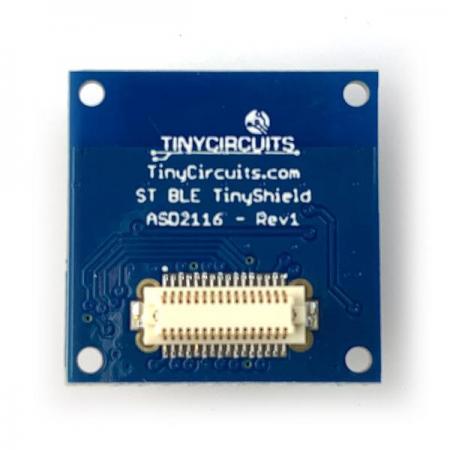 디바이스마트,오픈소스/코딩교육 > 파이썬/IoT 개발 보드 > TINYDUINO,TinyCircuits,BLUETOOTH LOW ENERGY TINYSHIELD (ST) [ASD2116-R],ST BlueNRG-MS 칩셋(SPBTLE-RF 모듈) 기반의 TinyDuino용 확장쉴드 / 마스터 + 슬레이브 / 기존의 NRF8001 블루투스 쉴드 대체
