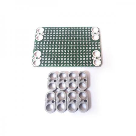 디바이스마트,오픈소스/코딩교육 > 아두이노 > 아두이노 교육용키트,인터보드,DIY - Technic 7x5 Brick Kit,가로56mm x 세로 40mm, 2.54 핀 규격의 헤더핀을 갖는 아두이노 모듈에 사용