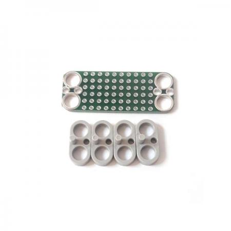 디바이스마트,오픈소스/코딩교육 > 아두이노 > 아두이노 교육용키트,인터보드,DIY - Technic 5x2 Brick Kit,가로 40mm x 세로 16mm, 2.54 핀 규격의 헤더핀을 갖는 아두이노 모듈에 사용