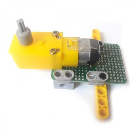 디바이스마트,오픈소스/코딩교육 > 아두이노 > 아두이노 교육용키트,인터보드,DIY - TT Motor Brick Kit,가로 50mm x 세로 20mm, 아두이노 TT 모터에 사용
