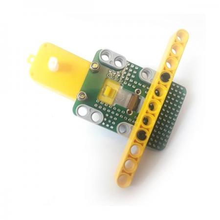 디바이스마트,오픈소스/코딩교육 > 아두이노 > 아두이노 교육용키트,인터보드,DIY - TT Motor Brick Kit,가로 50mm x 세로 20mm, 아두이노 TT 모터에 사용