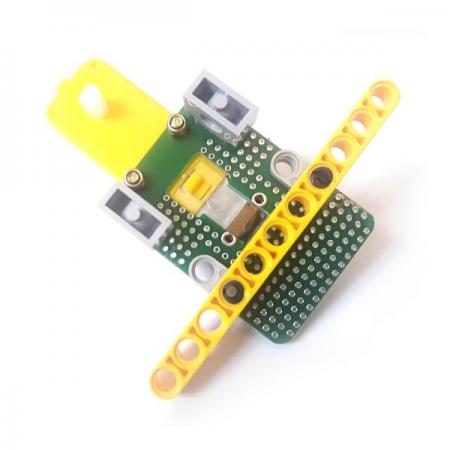 디바이스마트,오픈소스/코딩교육 > 아두이노 > 아두이노 교육용키트,인터보드,DIY - TT Motor Brick Kit,가로 50mm x 세로 20mm, 아두이노 TT 모터에 사용