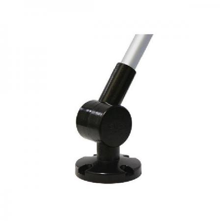 디바이스마트,스위치/부저/전기부품 > 부저/스피커/사이렌 > 시그널 타워램프,큐라이트,시그널 타워램프 취부대 QL18,재질 PC / 색상 블랙