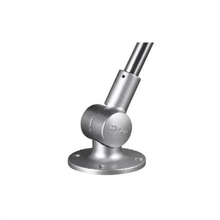 디바이스마트,스위치/부저/전기부품 > 부저/스피커/사이렌 > 시그널 타워램프,큐라이트,시그널 타워램프 취부대 SL18,재질 AI / 색상 실버