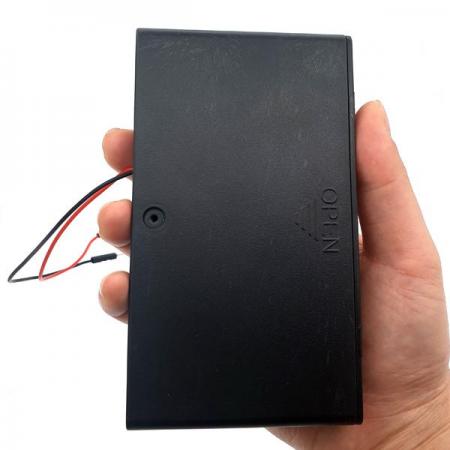 디바이스마트,전원/파워/배터리 > 배터리/배터리홀더 > 배터리홀더 Holder > AA용 홀더,SZH,8xAA 2선 점퍼핀 타입 배터리홀더 [SZH-CH281],셀 규격 : AA형 / 셀 갯수 : 8개(직렬) / 전압 : 12V / 출력단자 : ch254 커넥터 점퍼핀 / 사이즈 : 126mm X 71mm X 19mm