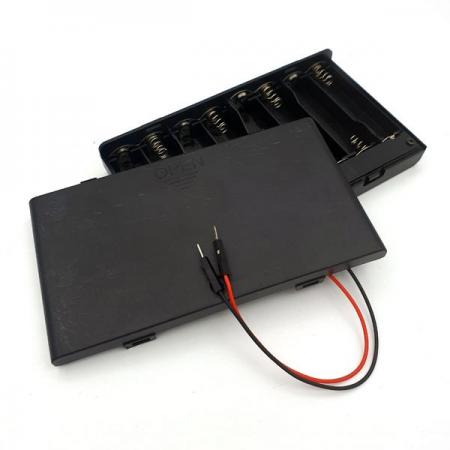 디바이스마트,전원/파워/배터리 > 배터리/배터리홀더 > 배터리홀더 Holder > AA용 홀더,SZH,8xAA 2선 점퍼핀 타입 배터리홀더 [SZH-CH281],셀 규격 : AA형 / 셀 갯수 : 8개(직렬) / 전압 : 12V / 출력단자 : ch254 커넥터 점퍼핀 / 사이즈 : 126mm X 71mm X 19mm