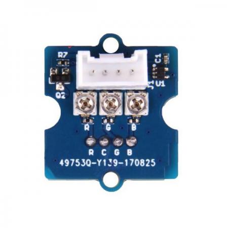 디바이스마트,MCU보드/전자키트 > 디스플레이 > LED,Seeedstudio,Grove - Variable Color LED V1.1 [101020472],보드에 3개의 변경 가능한 Resisitor가 있어 간단하고 빠르게 색상 변경 가능 / 작동 전압 : 3.3V, 5V / 색상 : RGB