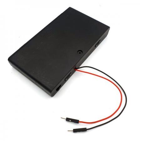 디바이스마트,전원/파워/배터리 > 배터리/배터리홀더 > 배터리홀더 Holder > AA용 홀더,SZH,8xAA 2선 점퍼핀 타입 배터리홀더 [SZH-CH281],셀 규격 : AA형 / 셀 갯수 : 8개(직렬) / 전압 : 12V / 출력단자 : ch254 커넥터 점퍼핀 / 사이즈 : 126mm X 71mm X 19mm