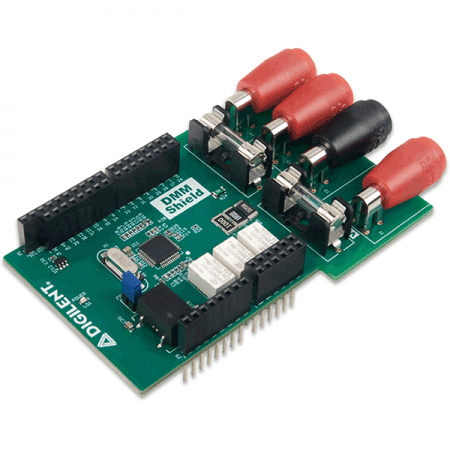 디바이스마트,MCU보드/전자키트 > 프로세서/개발보드 > Digilent > Scope, DAQ 및 장비,Digilent,DMM Shield: 7-Function Digital Multimeter Shield 410-356,410-356 / Arduino Shield Header가 있는 모든 Digilent 개발보드와 호환 / AC, DC 전압 및 전류 측정 / 다이오드, 저항 측정