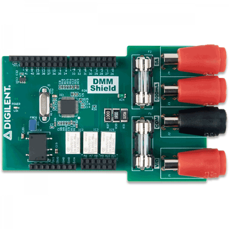 디바이스마트,MCU보드/전자키트 > 프로세서/개발보드 > Digilent > Scope, DAQ 및 장비,Digilent,DMM Shield: 7-Function Digital Multimeter Shield 410-356,410-356 / Arduino Shield Header가 있는 모든 Digilent 개발보드와 호환 / AC, DC 전압 및 전류 측정 / 다이오드, 저항 측정
