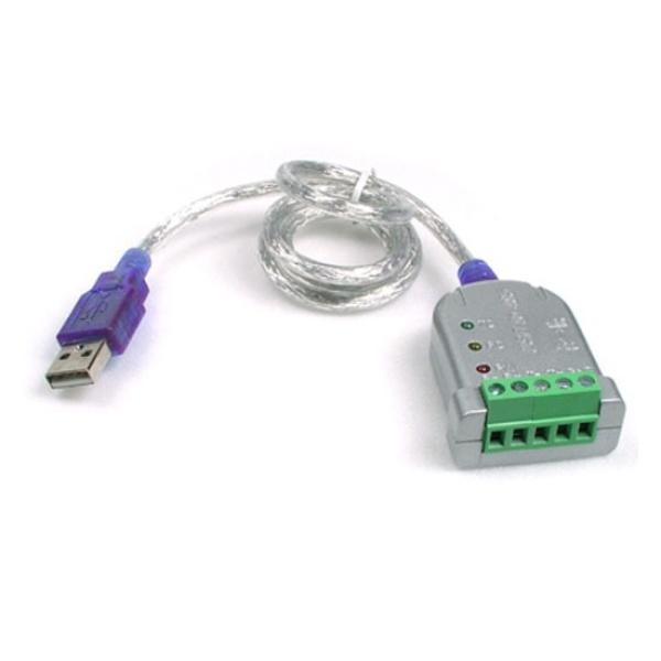 컴스 USB to RS232 → RS422/485 컨버터 [485USB] [LC529] [실버]