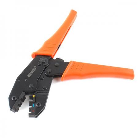 디바이스마트,수공구/전자공구/전동공구 > 전자공구 > 압착공구 > D-SUB/오픈바렐용 압착기,KENDO,235mm 케이블 압착기 [K11706],사이즈 : 235mm / 재질 : C55 카본스틸 / 용도 : 전선끝에 압착단자(케이블 터미널)을 조여줄때 쓰는 공구