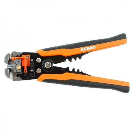 디바이스마트,수공구/전자공구/전동공구 > 전자공구 > 래핑툴/스트리퍼 > 스트리퍼,KENDO,8인치 멀티 자동 스트립퍼 [K11721],사이즈 : 205mm / 재질 : C55 카본스틸 / 용도 : 전선끝에 압착단자(케이블 터미널)을 조여주고, 전선에 감겨 있는 피복물을 쉽게 벗겨 내기 위한 도구